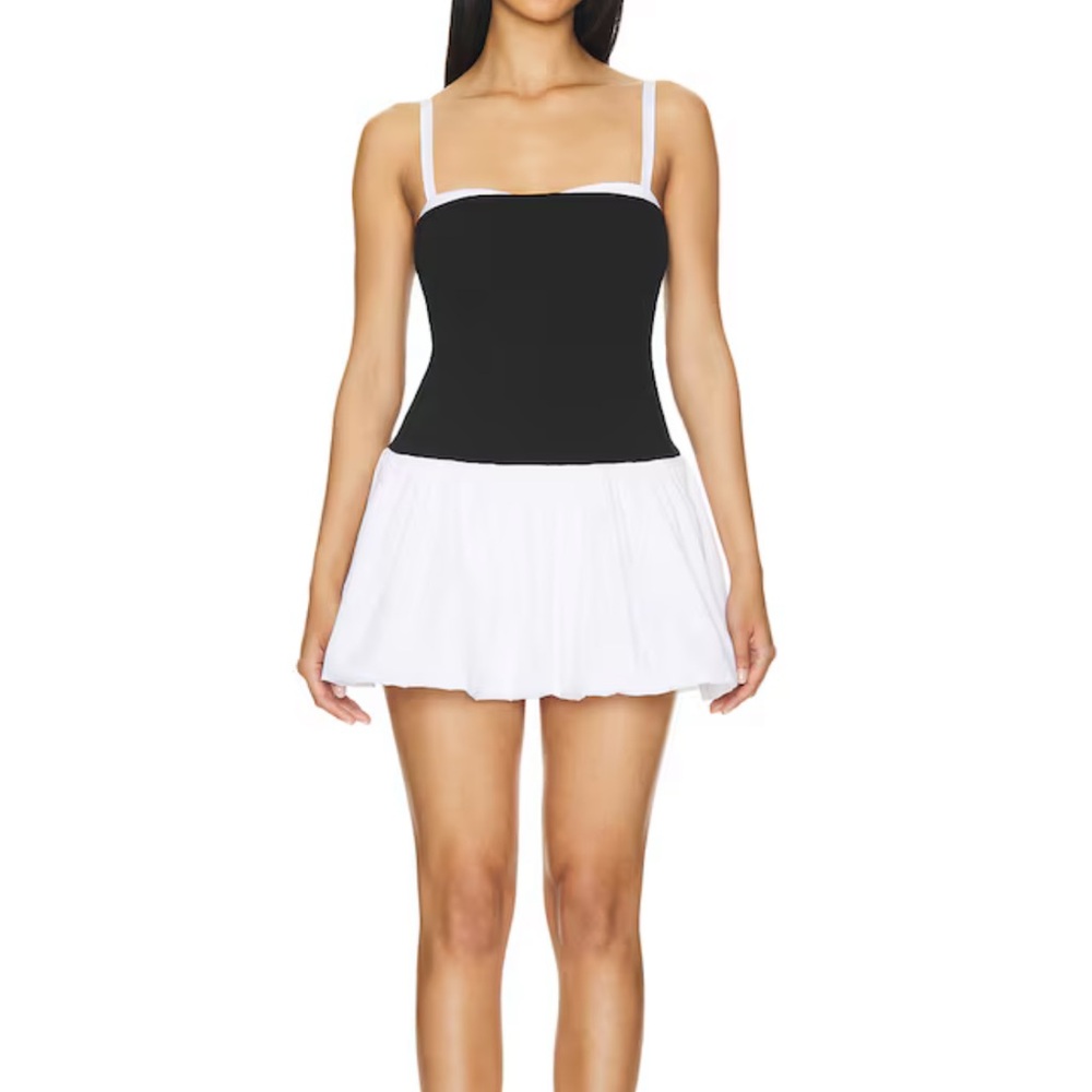 Show Me Your MuMu Black and White Mini Dress